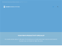 Tablet Screenshot of hagenbusiness.com